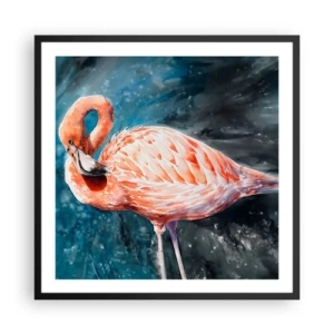 Póster en marco negro - Decorativo por naturaleza - 60x60 cm