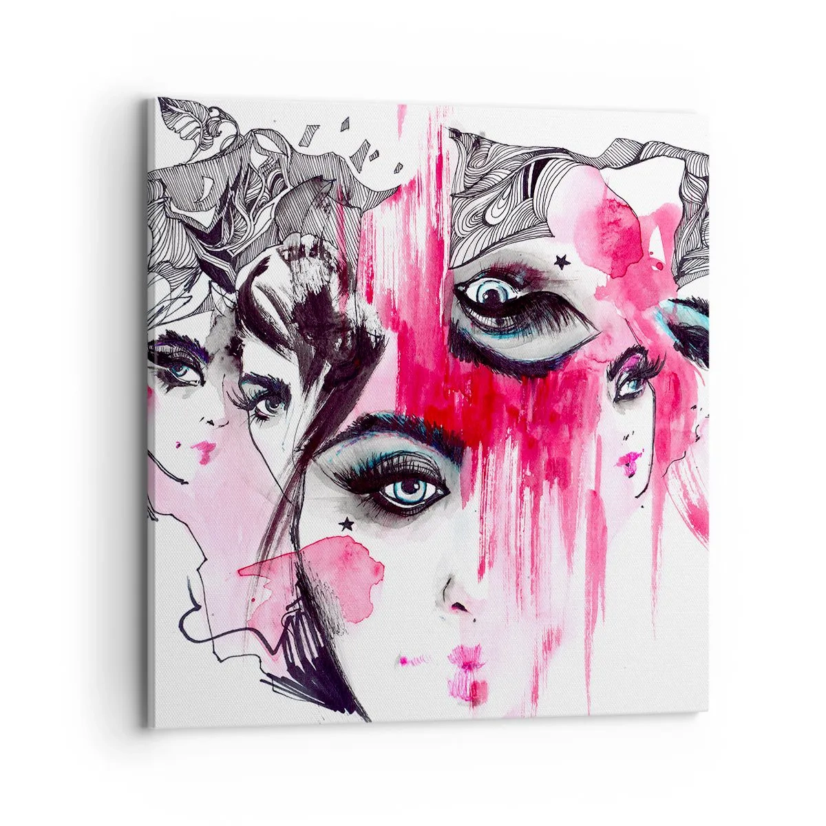 Cuadro sobre lienzo - Impresión de Imagen - , - 70x70 cm