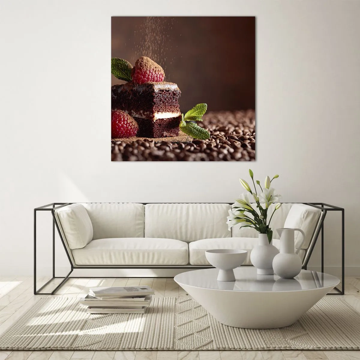 Cuadro sobre vidrio - Impresiones sobre Vidrio - La vida es dulce - 40x40 cm