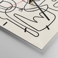 Esfera sin numeración, con rayas