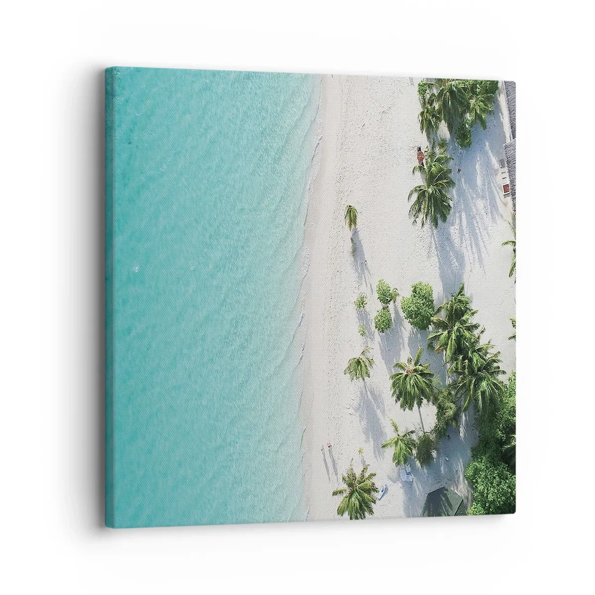 Cuadro sobre lienzo - Impresión de Imagen - Vacaciones en el paraíso - 30x30 cm