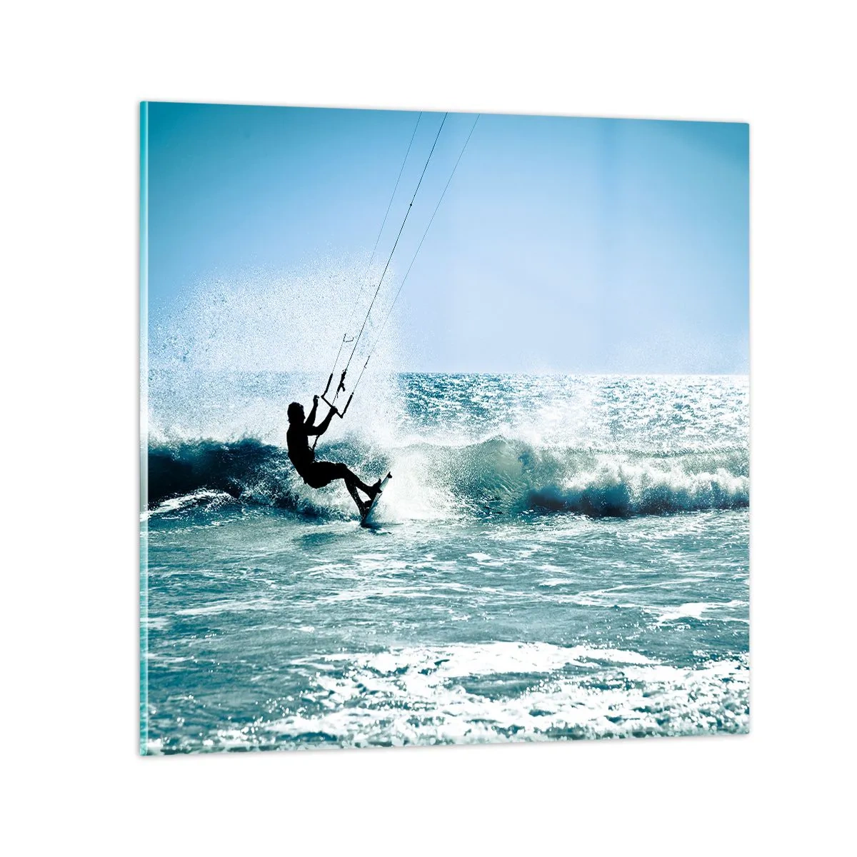 Cuadro sobre vidrio - Impresiones sobre Vidrio - Déjate llevar - 70x70 cm