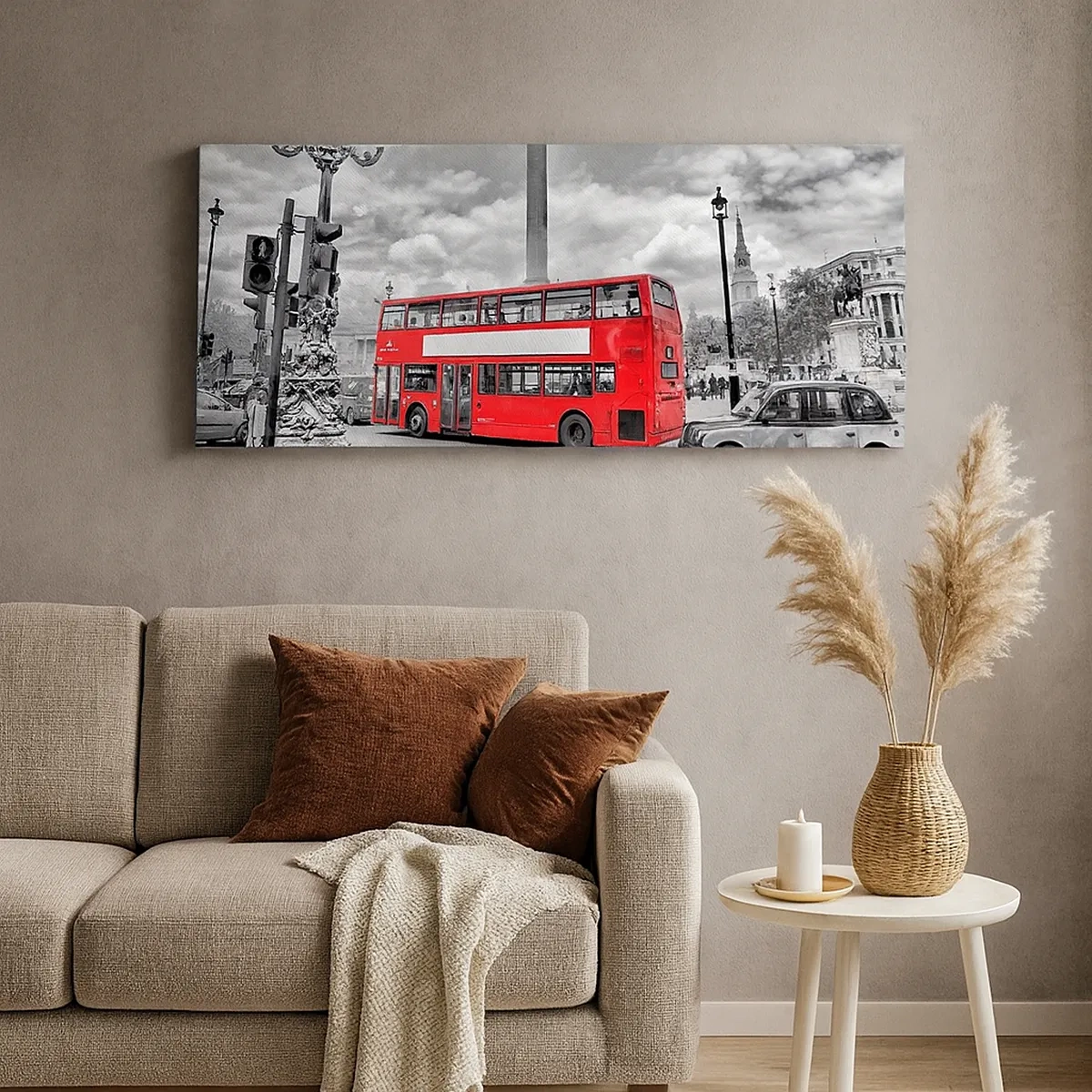 Cuadro sobre lienzo - Impresión de Imagen - El verdadero torrente sanguíneo de la ciudad - 30x30 cm