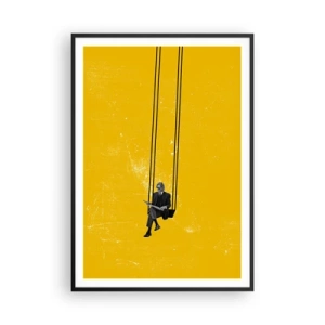 Póster en marco negro - Un día como cualquier otro - 70x100 cm