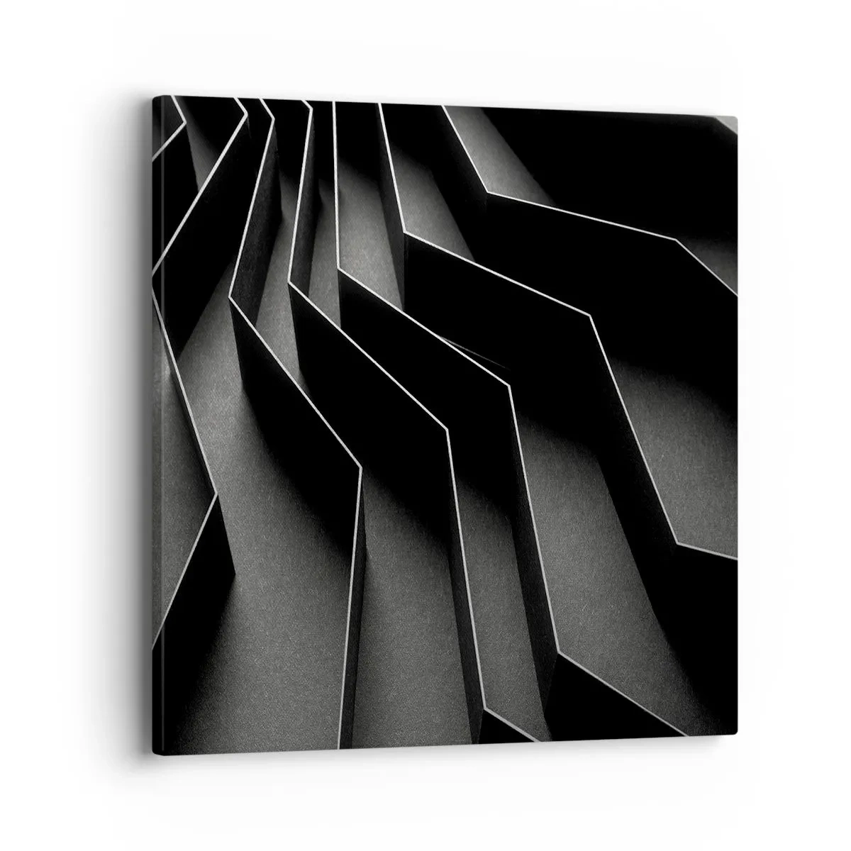 Cuadro sobre lienzo - Impresión de Imagen - Orden espacial - 40x40 cm