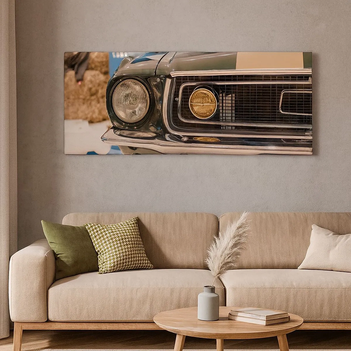 Cuadro sobre lienzo - Impresión de Imagen - Encuentro con una leyenda - 100x40 cm