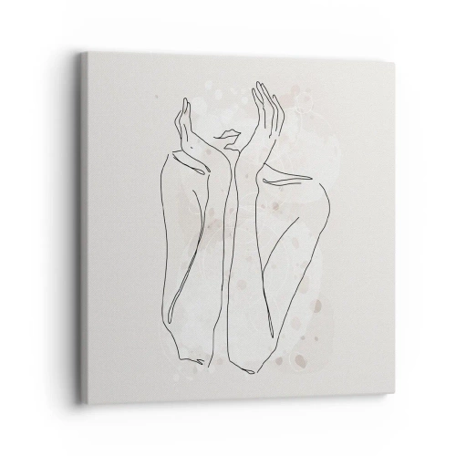 Cuadro sobre lienzo - Impresión de Imagen - Un momento de ensueño - 30x30 cm