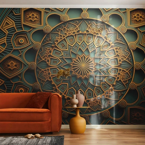 Fotomural Premium Canvas - En un clima árabe - Mosaico, Arábica, Decoraciones - 150x105 cm