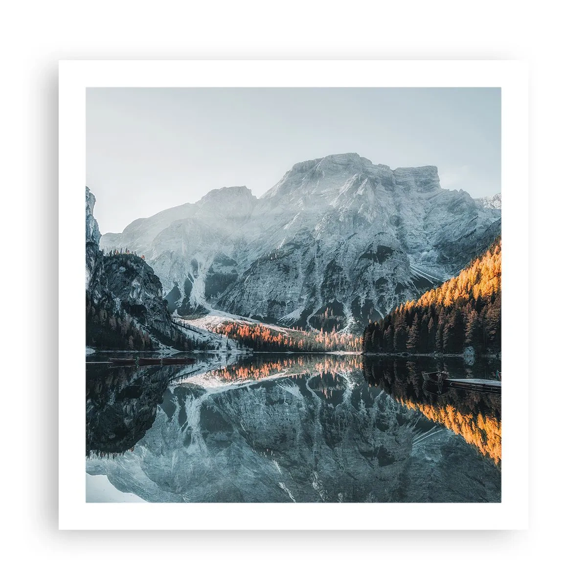 Póster - Paisaje en el espejo - 60x60 cm