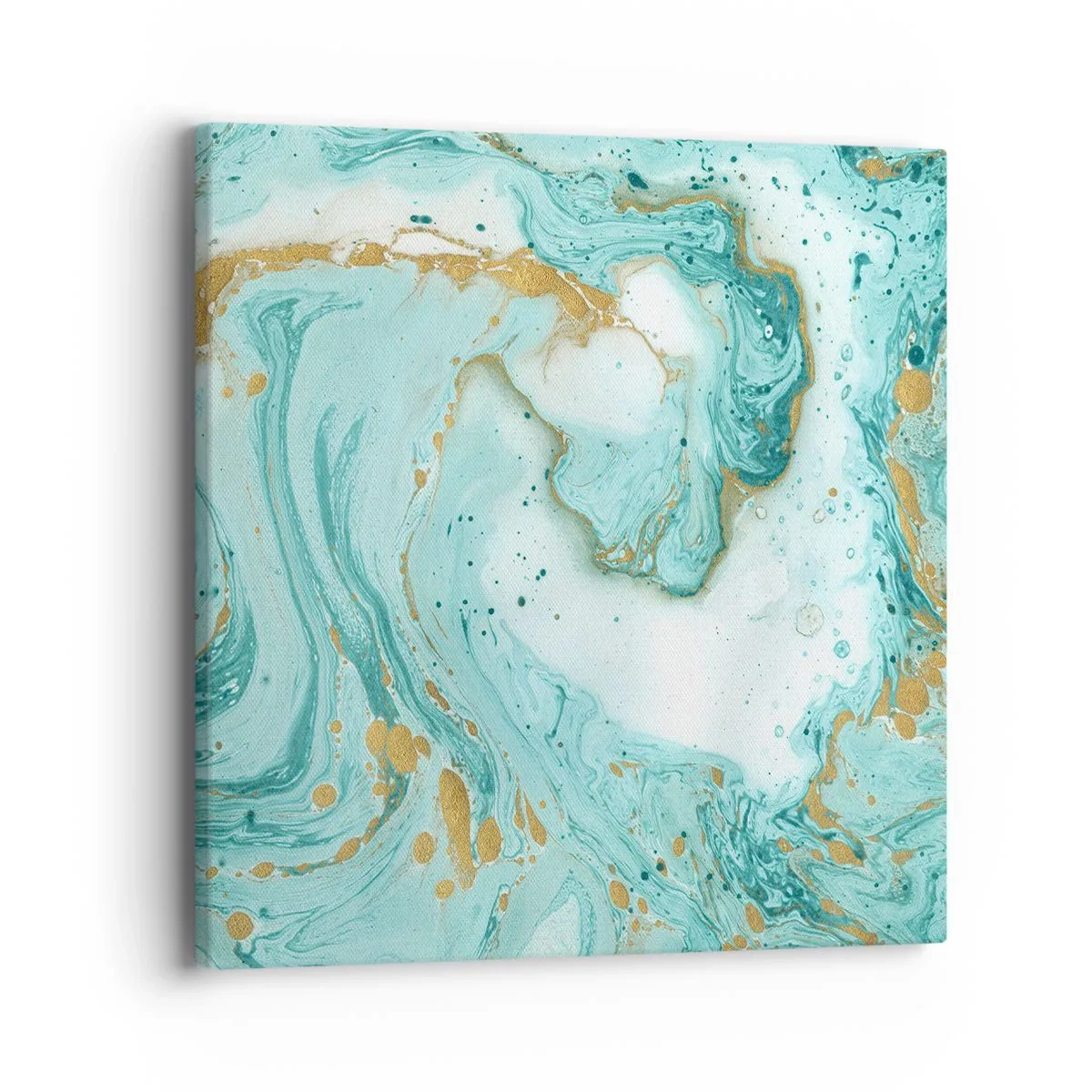 Cuadro sobre lienzo - Impresión de Imagen - Bajo la gran ola del periodo Edo - 40x40 cm