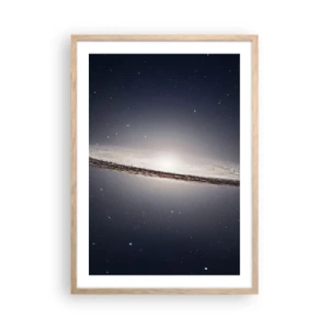 Póster en marco roble claro - Érase una vez en una galaxia muy, muy lejana.... - 50x70 cm