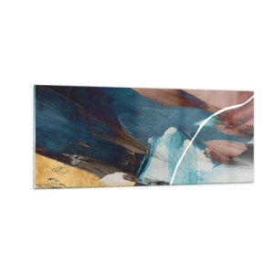 Cuadro sobre vidrio - Impresiones sobre Vidrio - Con estilo y energía - 100x40 cm