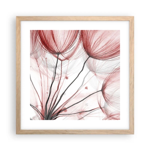 Póster en marco roble claro - Antes de partir - 40x40 cm