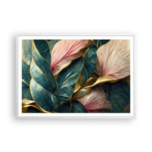 Póster en marco blanco - Elegancia y estilo naturales - 100x70 cm