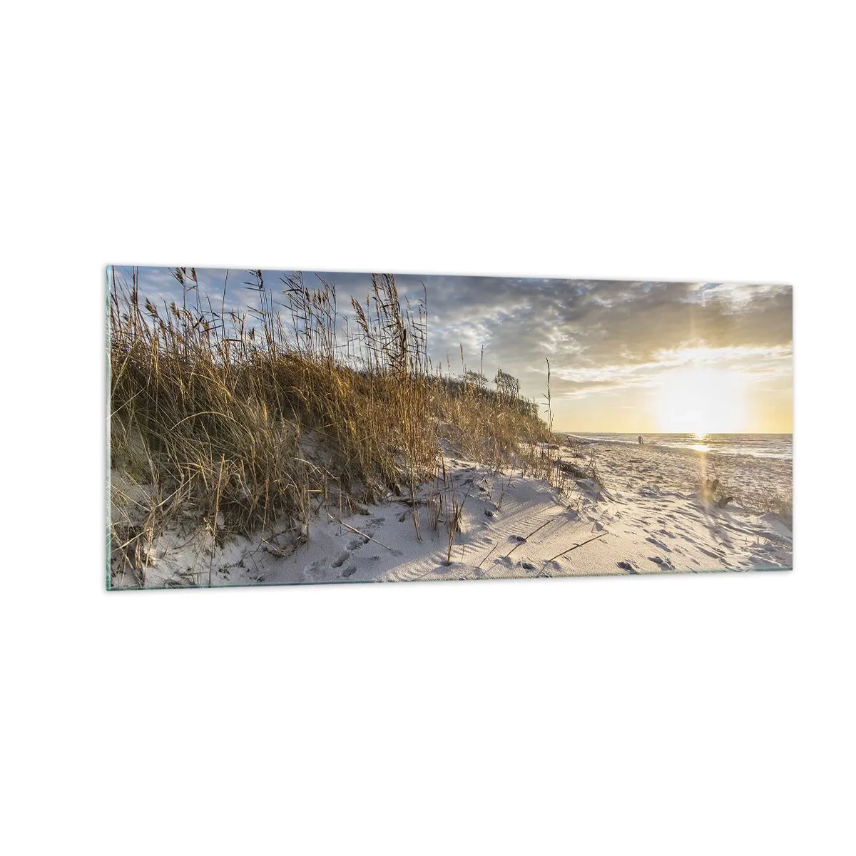 Cuadro sobre vidrio - Impresiones sobre Vidrio - Invitación a un paseo - 100x40 cm