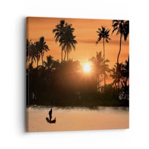 Cuadro sobre lienzo - Impresión de Imagen - Tiempo de descanso - 30x30 cm