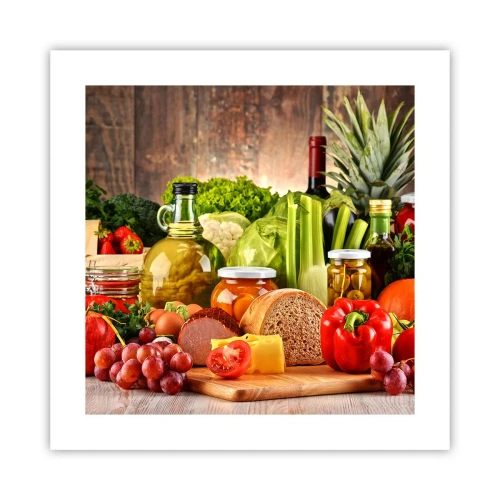 Póster - La mesa está lista - 40x40 cm