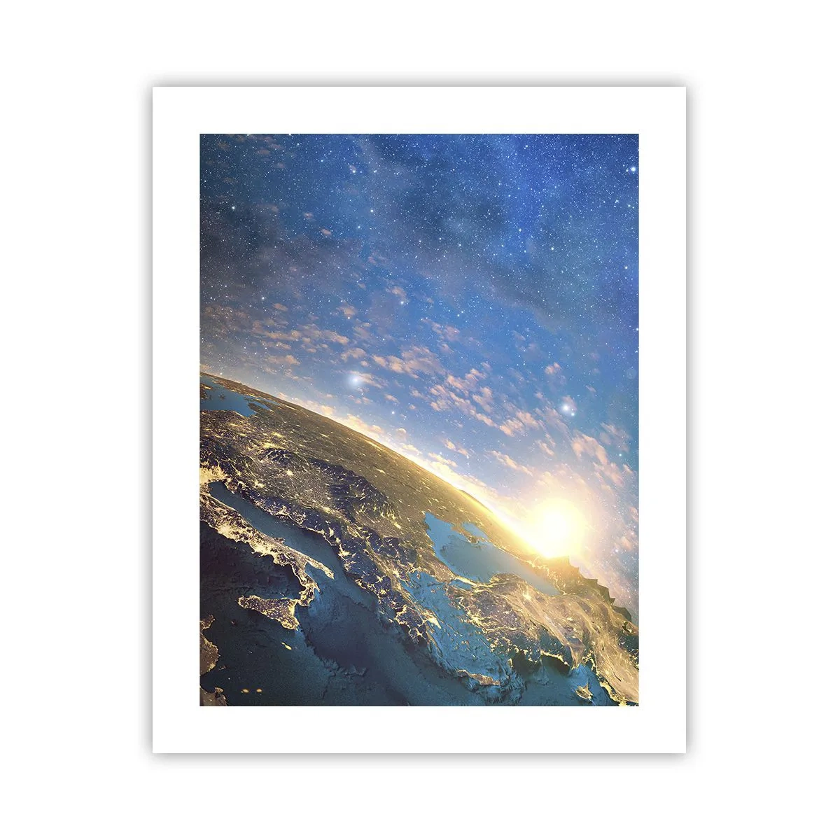 Póster - Mirémonos a nosotros mismos desde la distancia - 40x50 cm