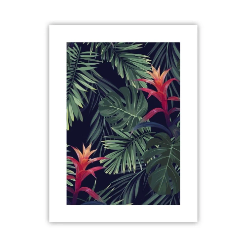 Póster - Encender el color verde - 30x40 cm