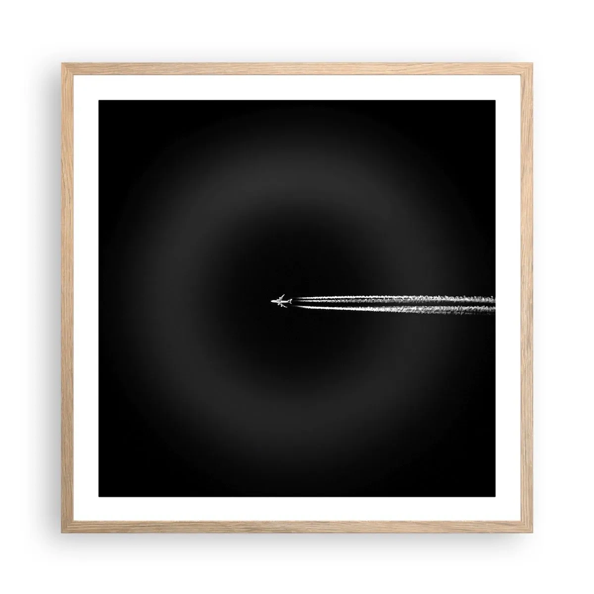 Póster en marco roble claro - En otra dimensión - 60x60 cm