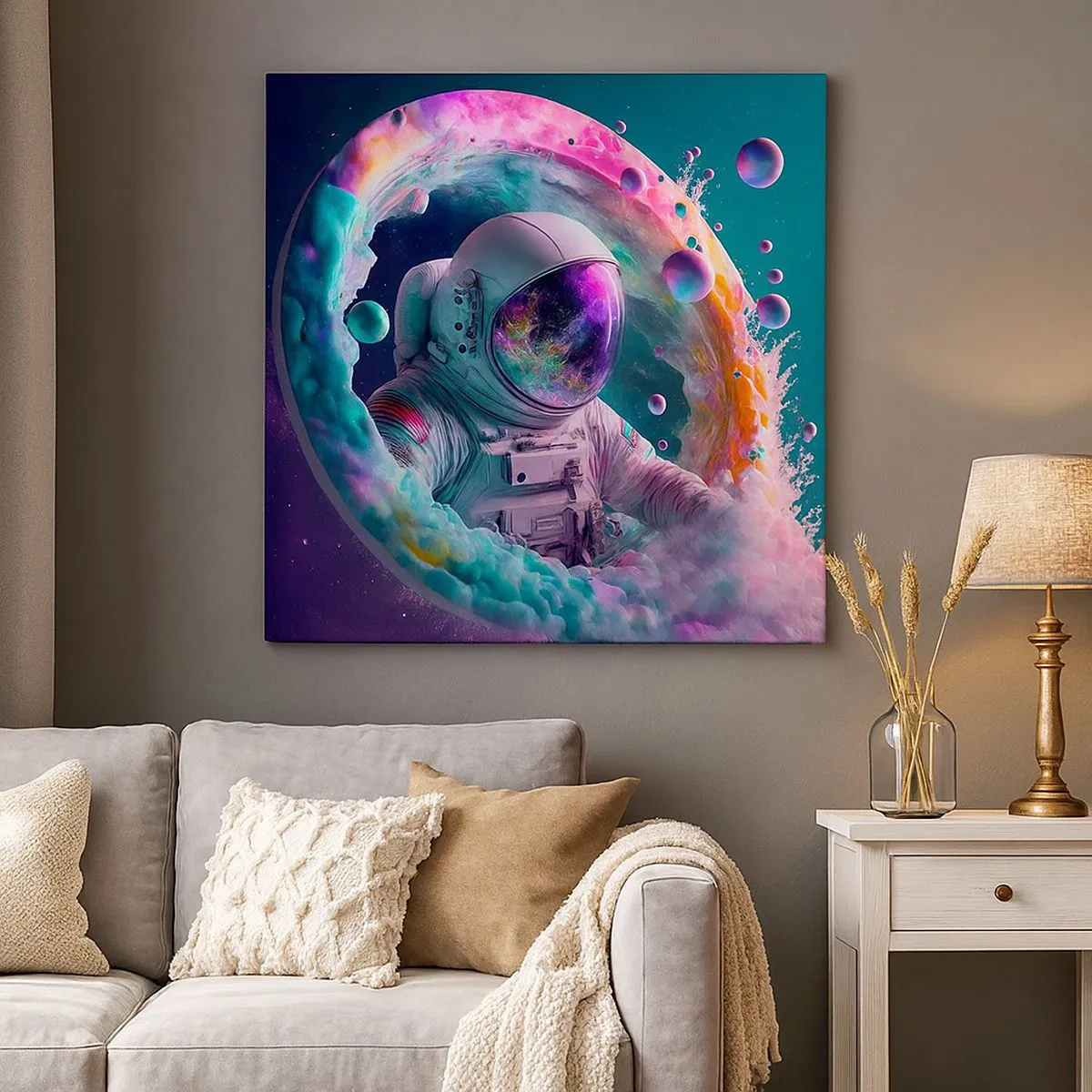 Cuadro sobre lienzo - Impresión de Imagen - Puerta estelar - 30x30 cm