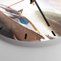 Esfera sin numeración, con rayas