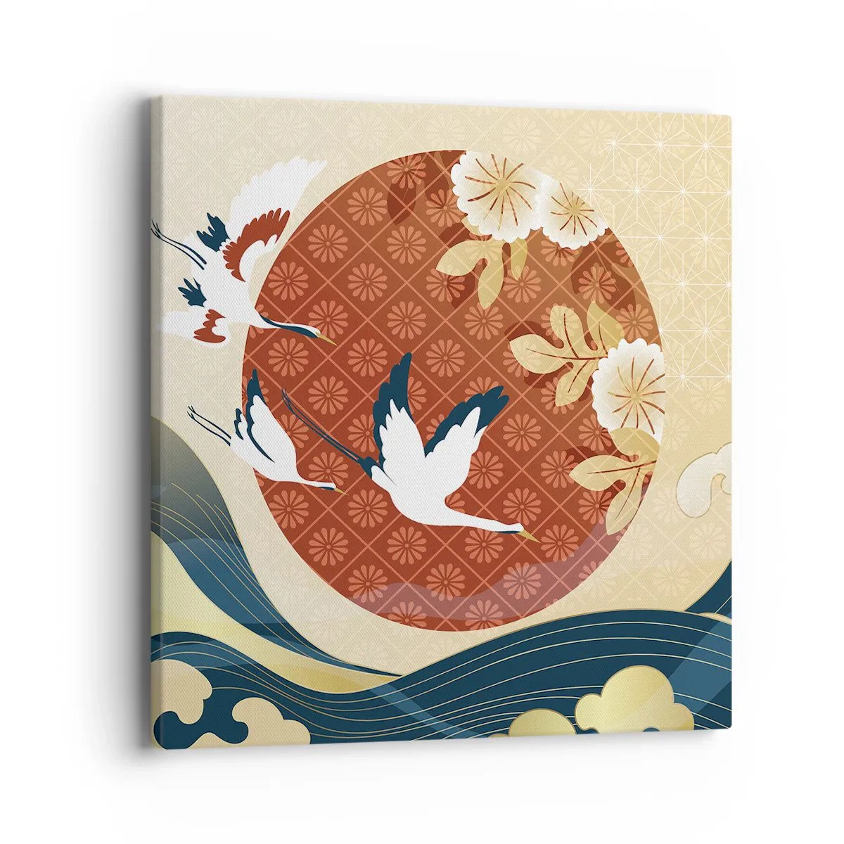 Cuadro sobre lienzo - Impresión de Imagen - Un cuento de hadas japonés - 40x40 cm