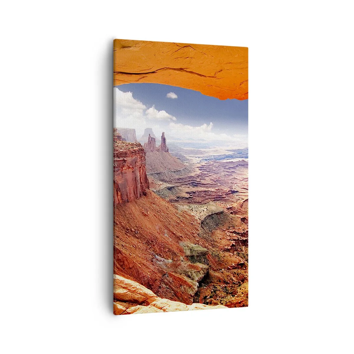 Cuadro sobre lienzo - Impresión de Imagen - Tallado por la propia naturaleza - 55x100 cm