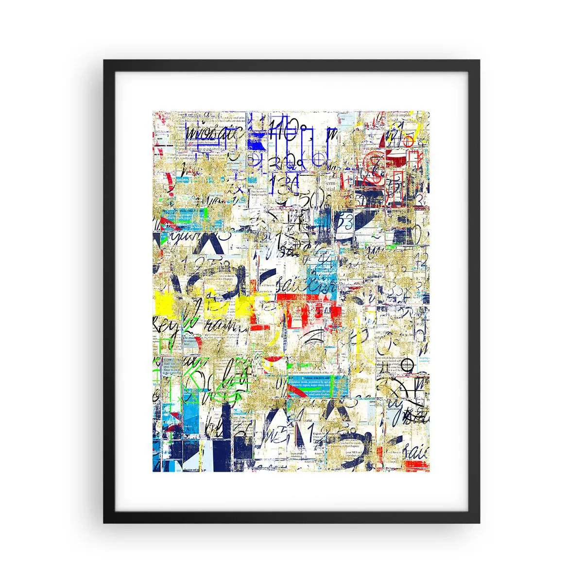 Póster en marco negro - Simplemente agradable a la vista - 40x50 cm