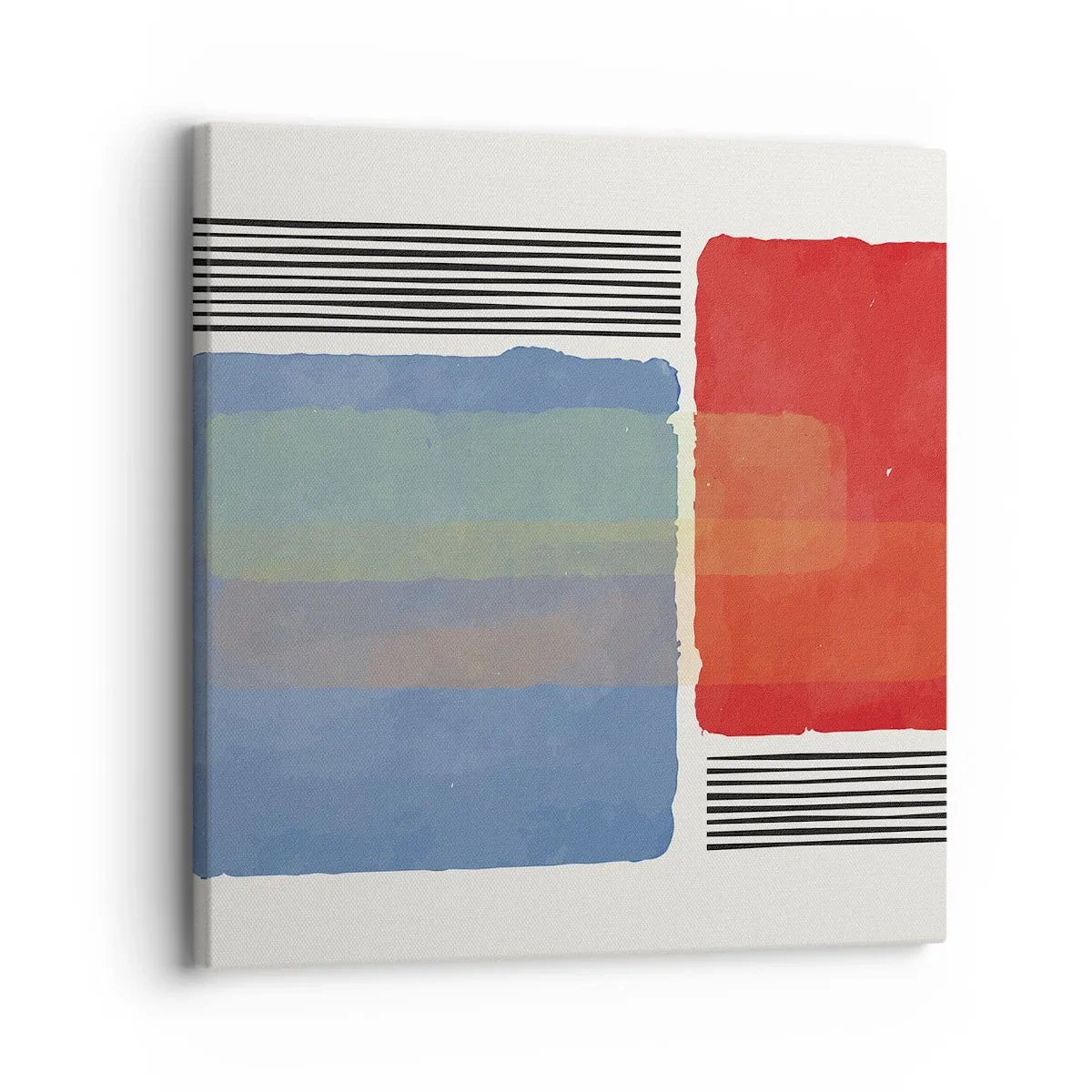 Cuadro sobre lienzo - Impresión de Imagen - Espíritu y alma de la geometría - 30x30 cm