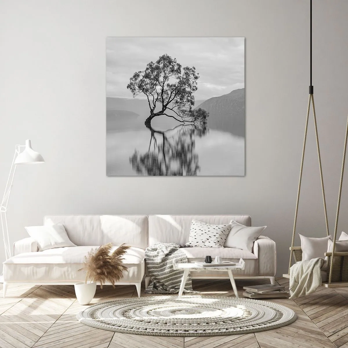 Cuadro sobre lienzo - Impresión de Imagen - Existe tal lugar en el mundo - 60x60 cm