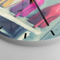 Esfera sin numeración, con rayas