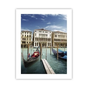 Póster - Palacios en azul - 40x50 cm