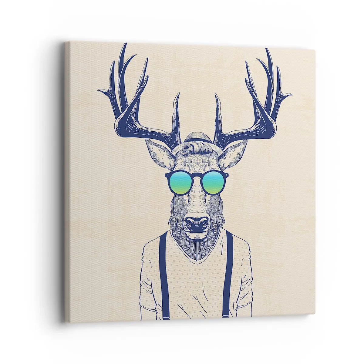 Cuadro sobre lienzo - Impresión de Imagen - ¿Y a quién esperabas? - 30x30 cm