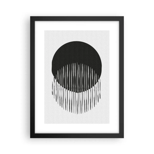 Póster en marco negro - Su alter ego - 30x40 cm