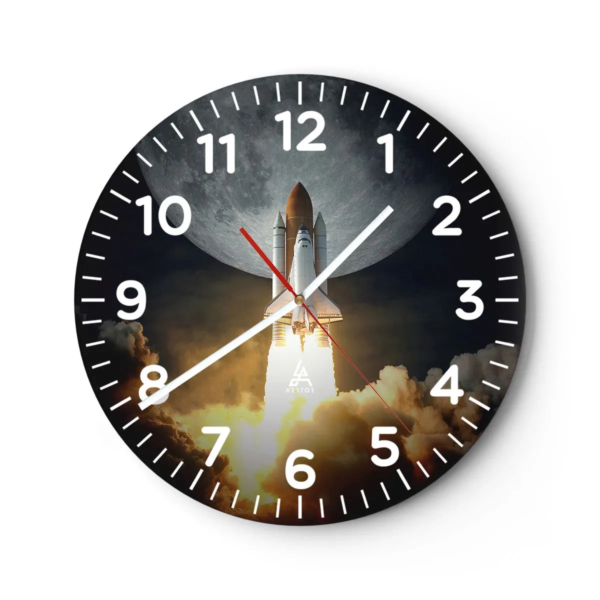 Reloj de pared - Reloj de vidrio - El comienzo de una aventura sobrenatural - 40x40 cm