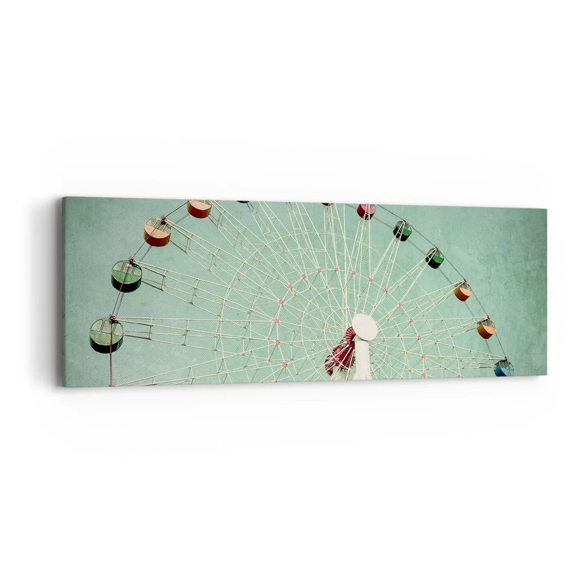 Cuadro sobre lienzo - Impresión de Imagen - Te invitamos a jugar - 90x30 cm