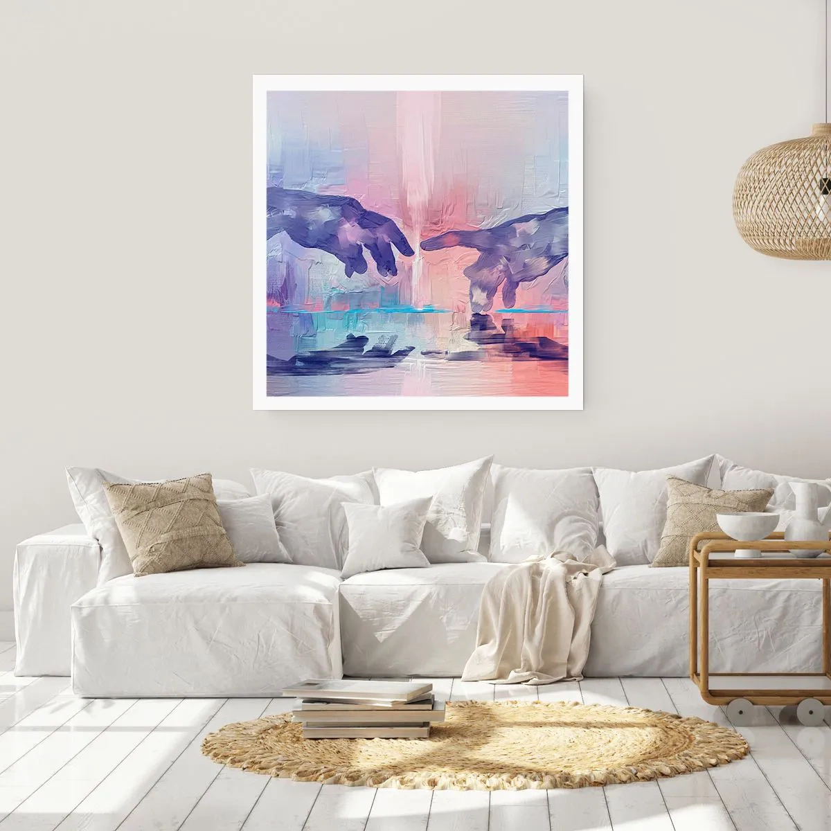 Póster - Chispa divina de vida - 50x50 cm