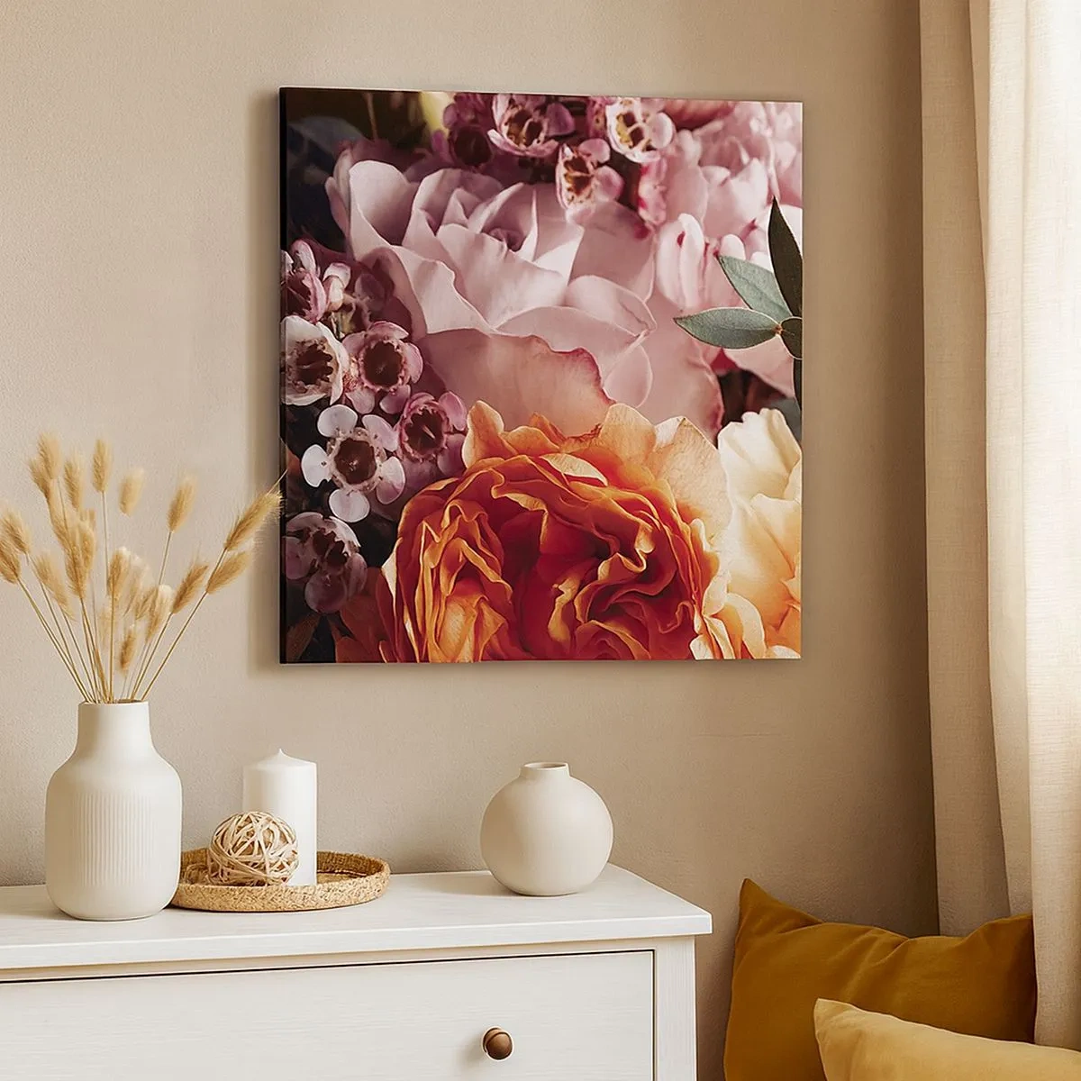 Cuadro sobre lienzo - Impresión de Imagen - Belleza envolvente - 30x30 cm