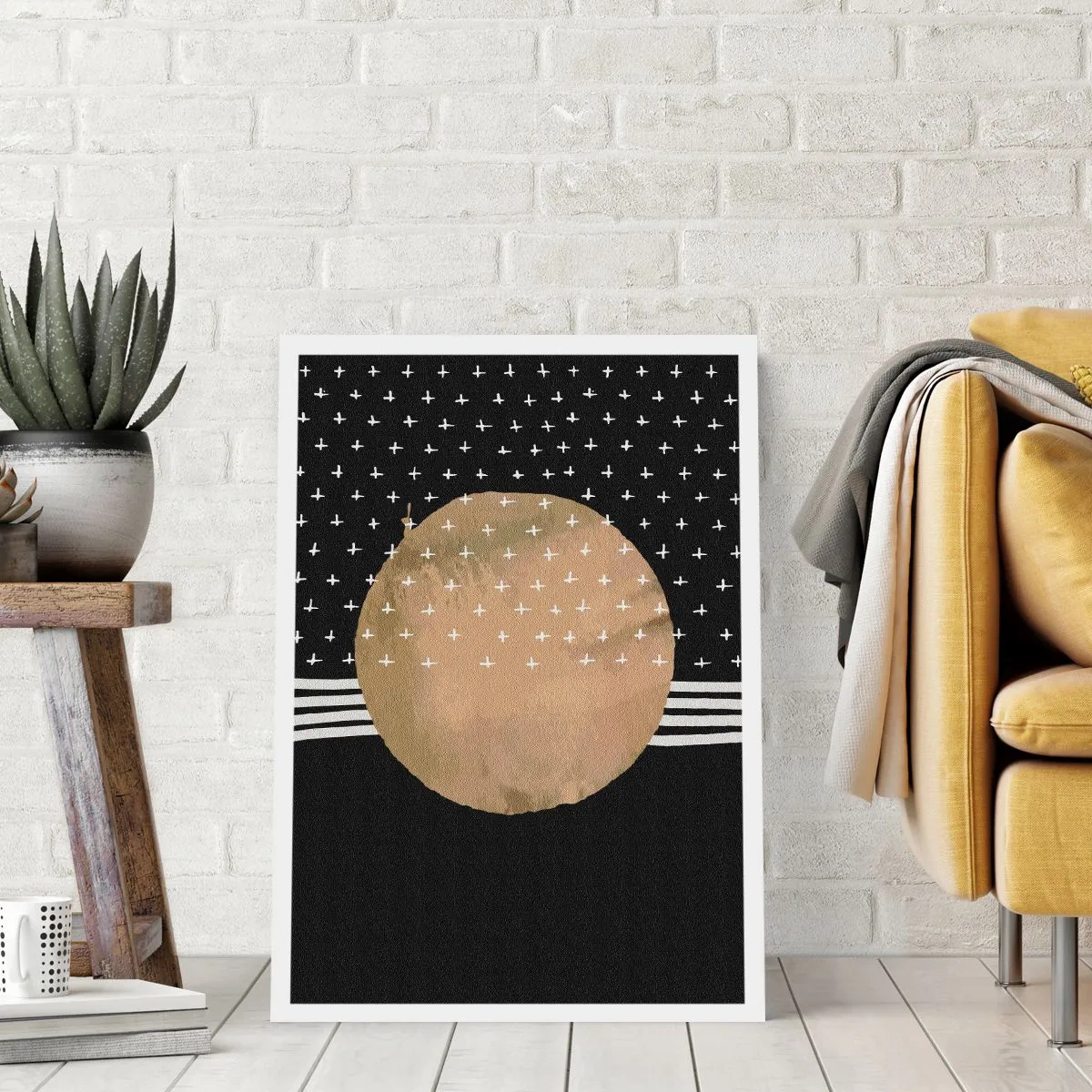 Póster - Composición: bandera de la galaxia - 40x50 cm