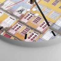 Esfera sin numeración, con rayas