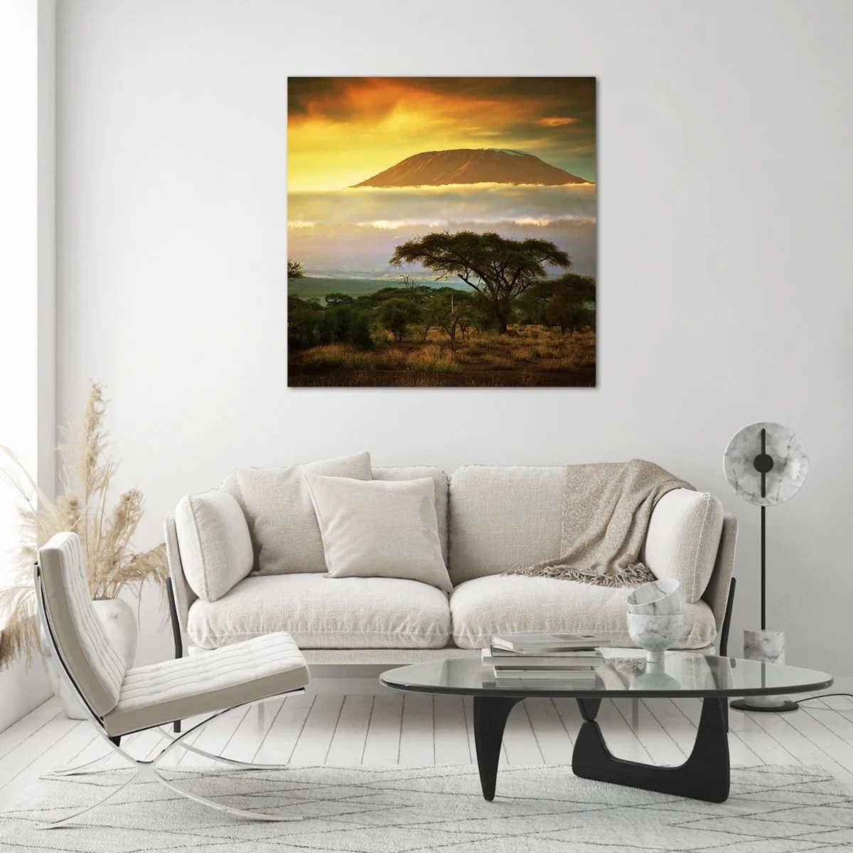 Cuadro sobre vidrio - Impresiones sobre Vidrio - El sueño del viajero - 40x40 cm