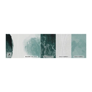 Muestra de fotomural Premium Canvas - Un encuentro con la niebla - Moderno, minimalista, Abstracción - 100x30 cm