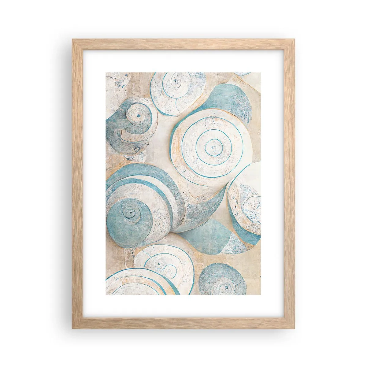 Póster en marco roble claro - ¿Qué esconden en su interior? - 30x40 cm