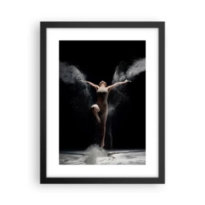 Póster en marco negro - Los duendes existen - 30x40 cm