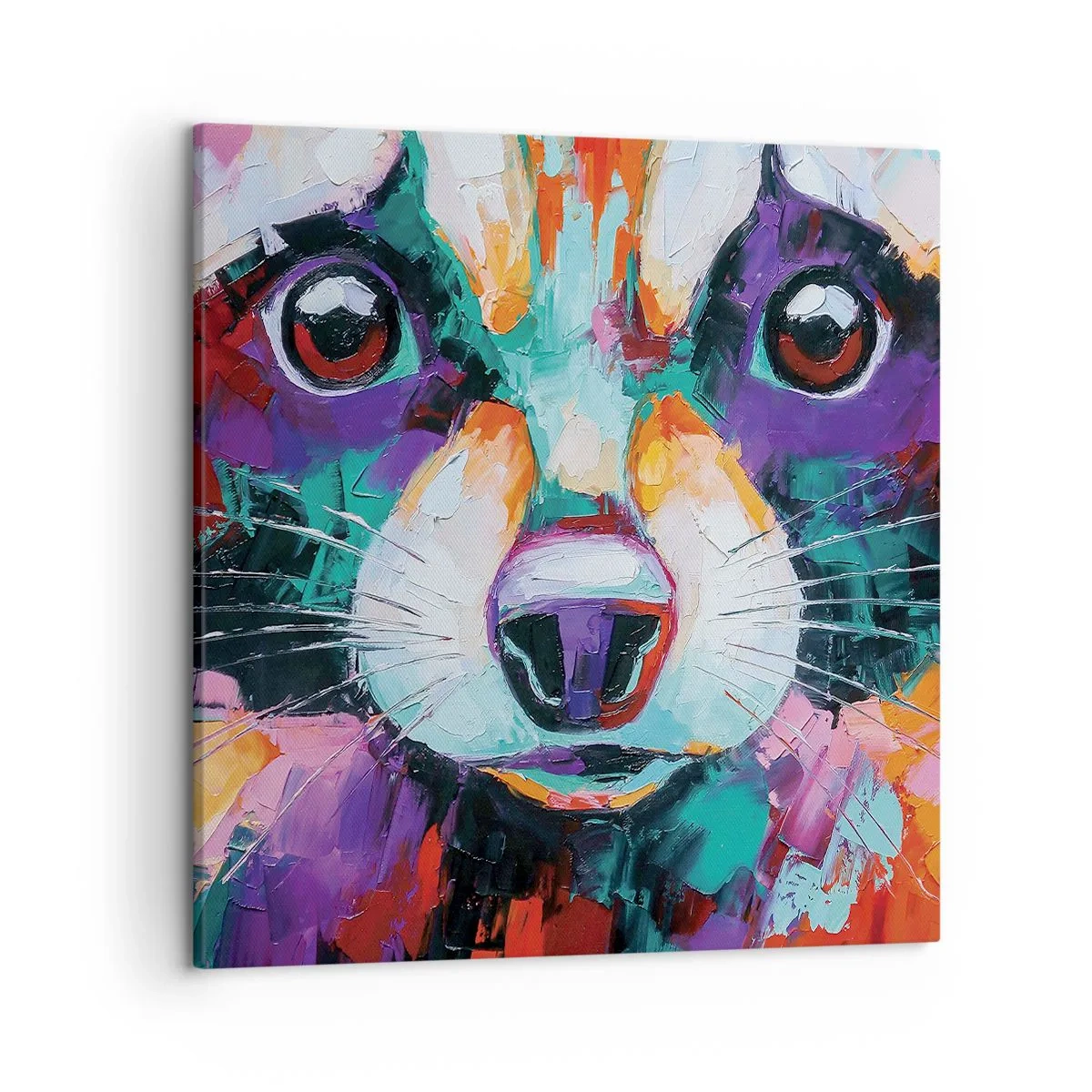 Cuadro sobre lienzo - Impresión de Imagen - Solo buenas emociones - 50x50 cm