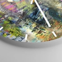 Esfera sin numeración, con rayas