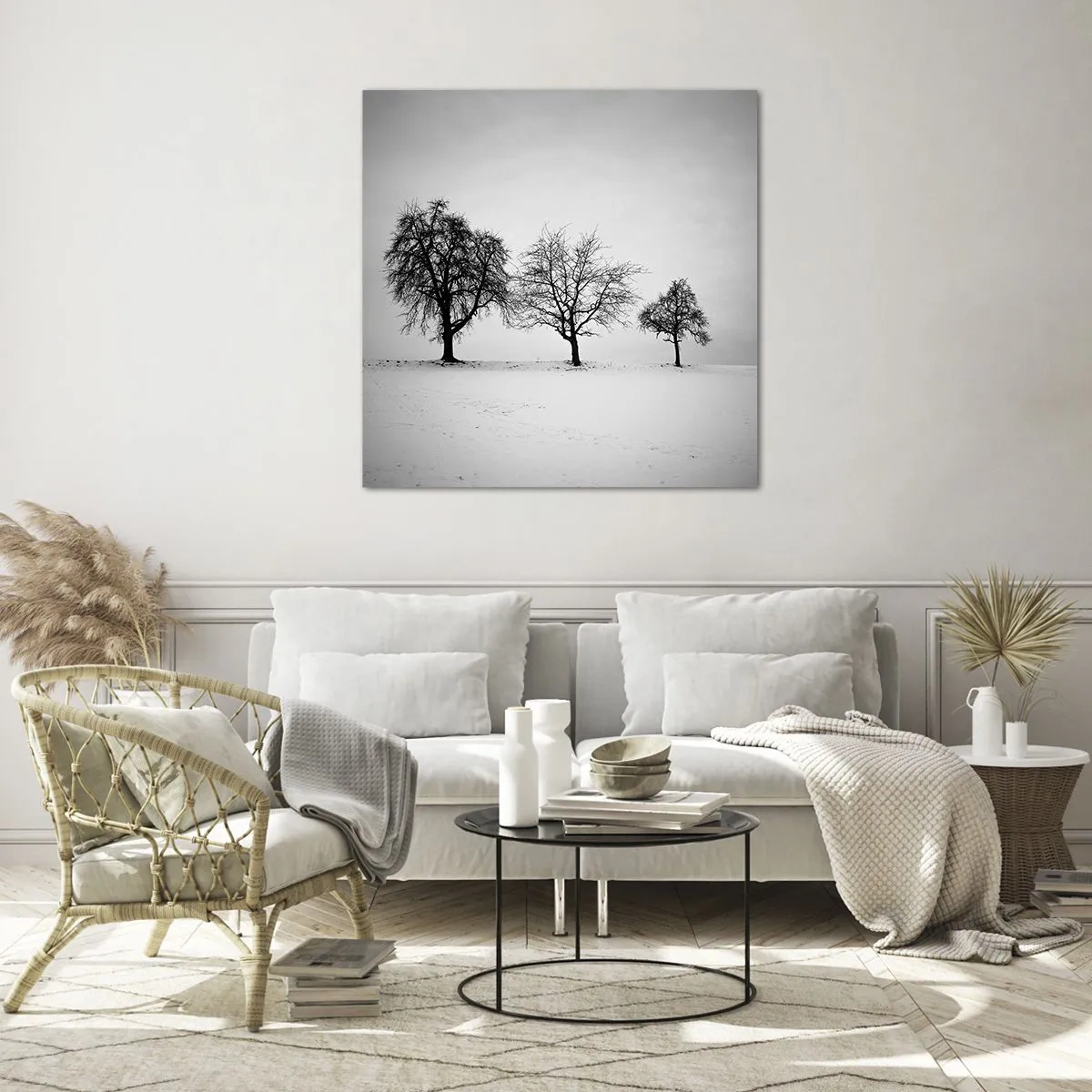 Cuadro sobre vidrio - Impresiones sobre Vidrio - ¿Con qué sueñan? - 70x70 cm