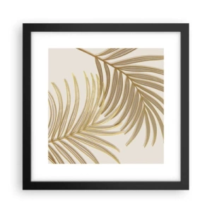 Póster en marco negro - Palma de Oro - 30x30 cm
