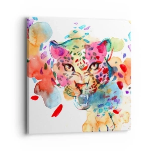 Cuadro sobre lienzo - Impresión de Imagen - La bella y la bestia - 40x40 cm